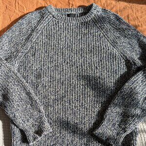 J.Crew Knit Sweater - Medium - Navy/White mix